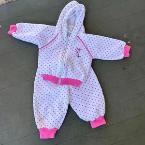 Vintage McKids Matching Polka Dot Jogger Set Sz 18 mo girls